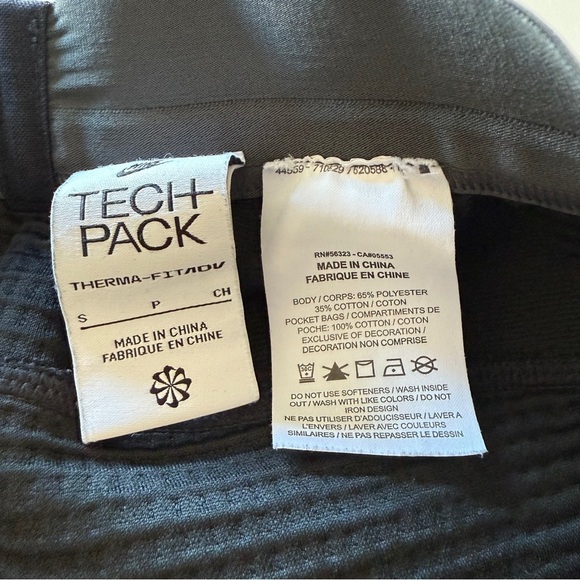 Nike-Sportswear-Therma-Fit ADV Tech Pants-Sweatpants-Charcol-Gray-Men’s-S - Picture 13 of 16